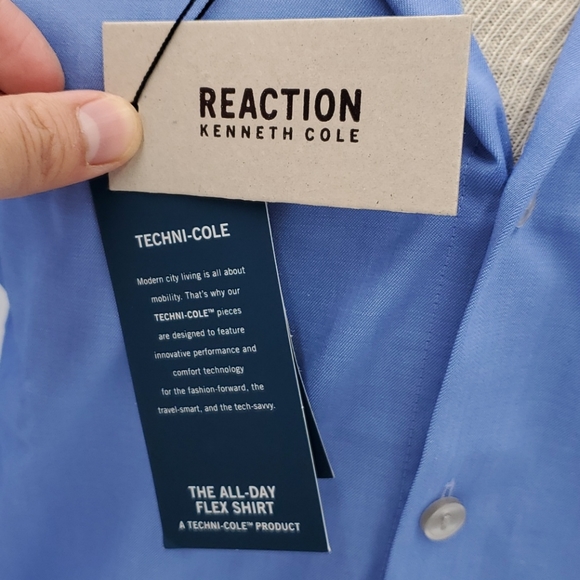 New Kenneth Cole Reaction Dress Shirt - Picture 3 of 6